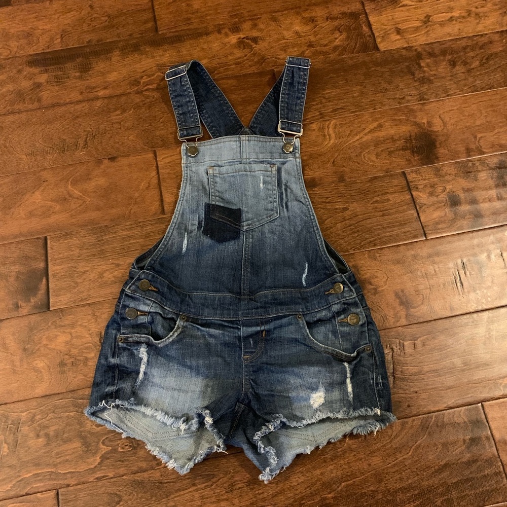 Guess Denim Overall Shorts